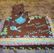 newborn baby cake image